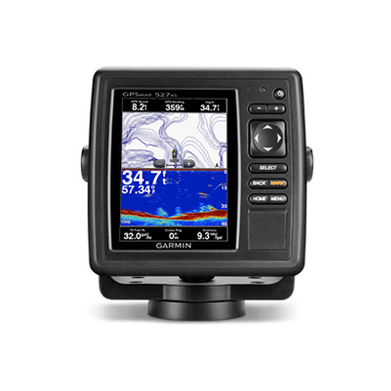 GPSMAP® 527xs with transom mount transducer