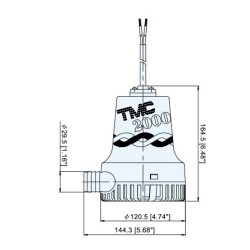 TMC 24v submersible bilge pump 